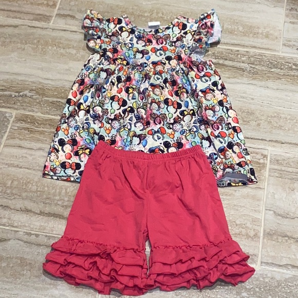 Other - Disney tunic and short set